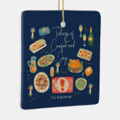 Vakantievakdag en feestdagen keramisch ornament (Rechts)