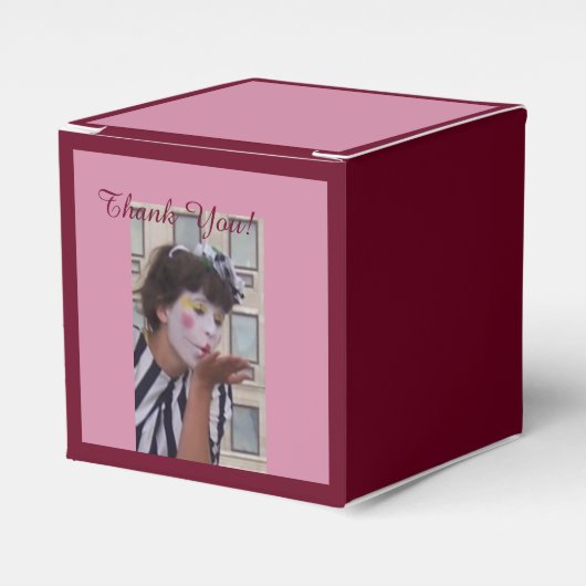 Vakantievakje voor feestdag bedankdoosjes (Voorkant Zijde)