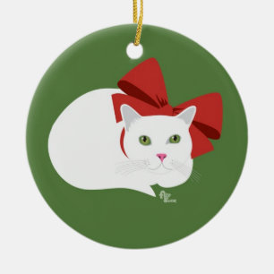 Vakantievorming Kat Keramisch Ornament