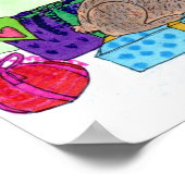 Vakantievormkunst Poster (Hoek)