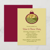 Vakantiewijn en kaaspartĳen kaart (Voorkant / Achterkant)