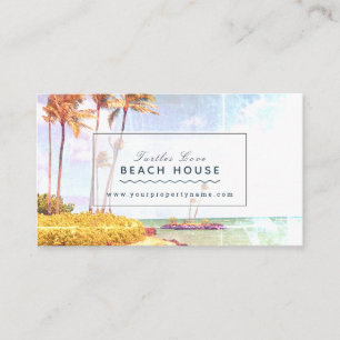Vakantiewoningen in Beach House B&B Retro Photo Visitekaartje