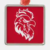 Vakantiewoningen in Jacksonville State University Metalen Ornament (Voorkant)