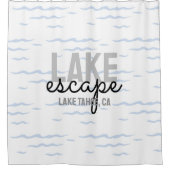 Vakantiewoningen in Lake House - Douchegordijn (Voorkant)