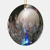 Vakantige glitter keramisch ornament (Links)