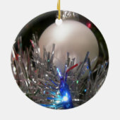 Vakantige glitter keramisch ornament (Achterkant)