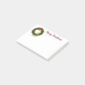 Vakantige post-it-Notes-Wreath-Peacock Post-it® Notes (Schuin)