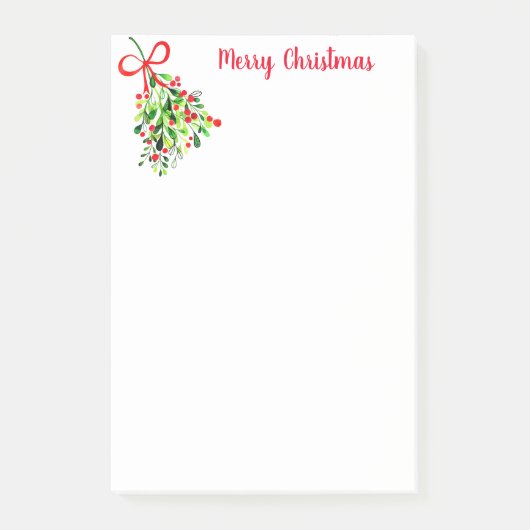 Vakantischap Post-it-Notes-Mistletoe Post-it® Notes (Voorkant)