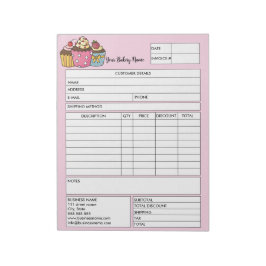 Vakbakkerswaren voor gebak Vakbakkerswaren — Credi Notitieblok