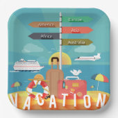 Vakbestemming Papieren Bordje (Voorkant)