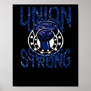 vakbond strong-first stand together bij de opricht poster