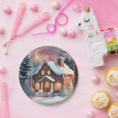 Vakfeest kerstfeestdag papieren bordje (Feest)