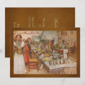 Vakfeest met Carl Larsson Kaart (Voorkant / Achterkant)
