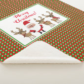 Vakkerfeestdag met kerstcadeautje sherpa deken (3/4)