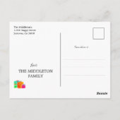 VakkerKerstmis: Shepherd Dog Merry Bright Briefkaart (Achterkant)