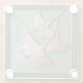 Vakman Gingko Leaf Glazen Onderzetter (Achterkant)