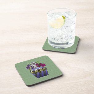 Vakman Lily Vase Set van 6 Bier Onderzetter