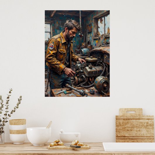 vakman poster (Keuken)