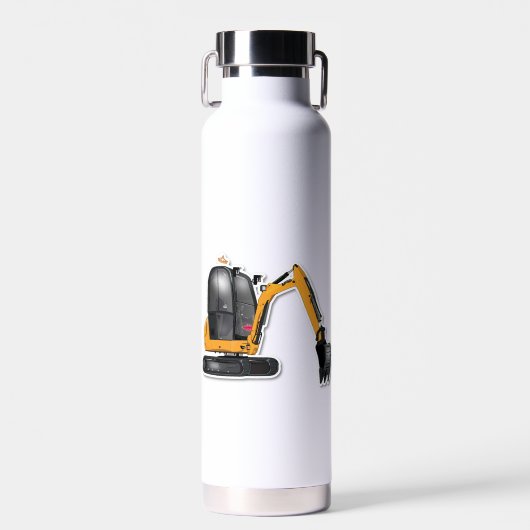 Vakuumisolierte Flasche - Bauarbeiter Design Waterfles (Voorkant)