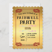 Vakwelsuitnodiging Kaart (Voorkant)