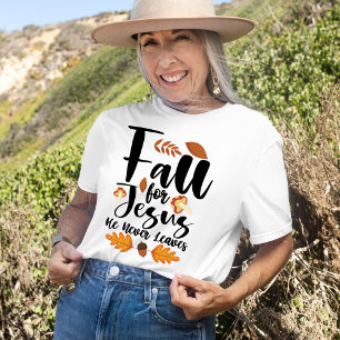 Val Christus nooit verlaat Erkentenis T-shirt