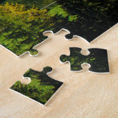 Val di Funes Dolomites valley met herfstbladeren Legpuzzel (Zijkant)