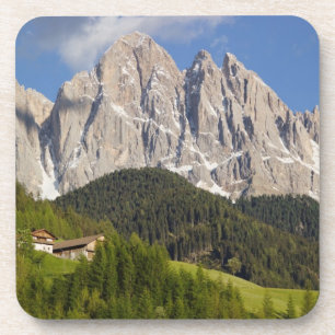 Val di Funes, Villnösstal, Dolomieten, Italië Onderzetter