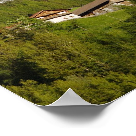 Val di Funes, Villnosstal, Dolomites, Italië Poster (Hoek)