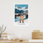 Val-dIsère Affiche de Ski 1 (Cuisine)
