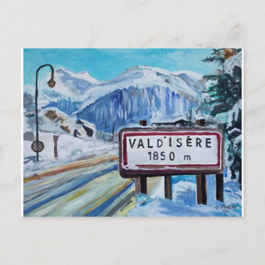 Val d'Isère Briefkaart (Voorkant)