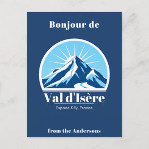 Val d'Isère France bleu savoie Carte postale