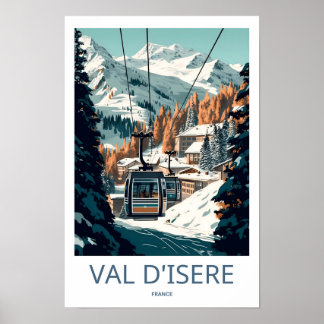 Val d'Isere Frankrijk Reisprint Poster