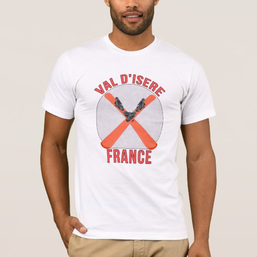 Val d'Isere, Frankrijk T-shirt (Voorkant)