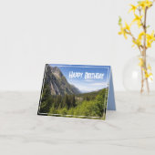 Val Ferret, Wallis, Zwitserland Verjaardag Kaart (Gele Bloem)