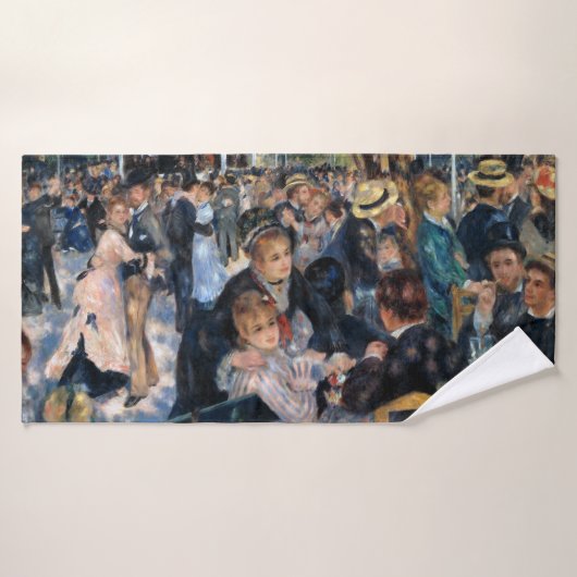 Val in de Moulin de la Galette, Auguste Renoir Badhanddoek (Badhanddoek)