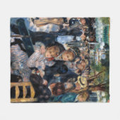 Val in de Moulin de la Galette, Auguste Renoir Fleece Deken (Voorkant (Horizontaal))