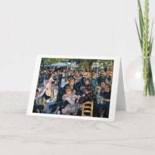 Val in de Moulin de la Galette, Auguste Renoir Kaart