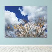 Val in het paradijs canvas afdruk (Insitu (Houten vloer))
