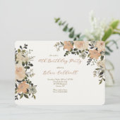 Val in liefde 3 bloem kaart (Staand voorkant)