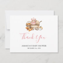Val in Love Roze Meisje Gingham Beer Baby Shower