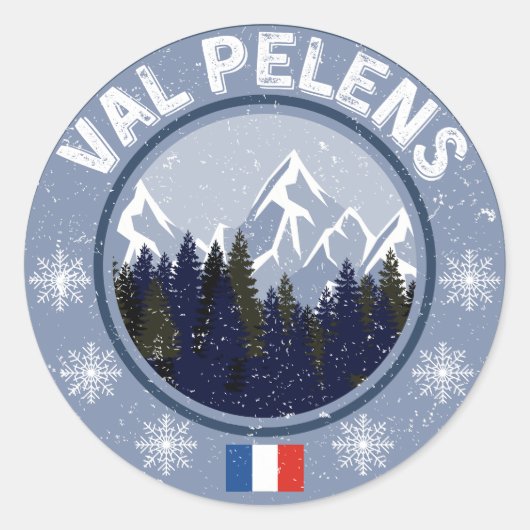 Val Pelens Ronde Sticker (Voorkant)