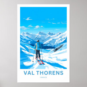 Val Thorens France Travel Print