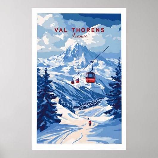 Val Thorens Impression d'art de ski 1 (Devant)