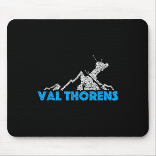 Val Thorens Skiën Snowboarden Frankrijk Resort Dis Muismat