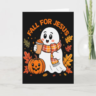 Val voor Jezus Christelijke Herfst Lieve Geest Pom Kaart