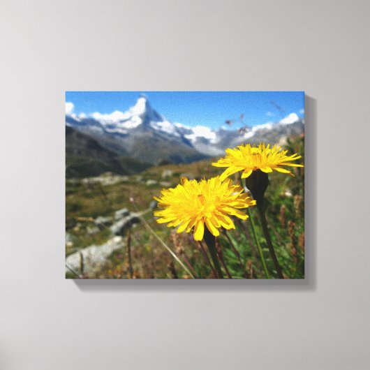 Valais Alps Swiss Canvas Afdruk (Voorkant)