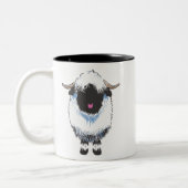 VALAIS BLACKNOSE SHEEP Two-Tone COFFEE MOK (Links)
