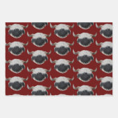 Valais Blacknowlese Kerst inpakpapier Vel (Voorkant 2)