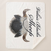 Valais Blacknowlese Schapendeken Sherpa Deken (Voorkant)