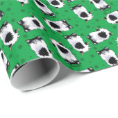 Valais Blerkse Sheep Ditsy Cadeaupapier (Rol Hoek)